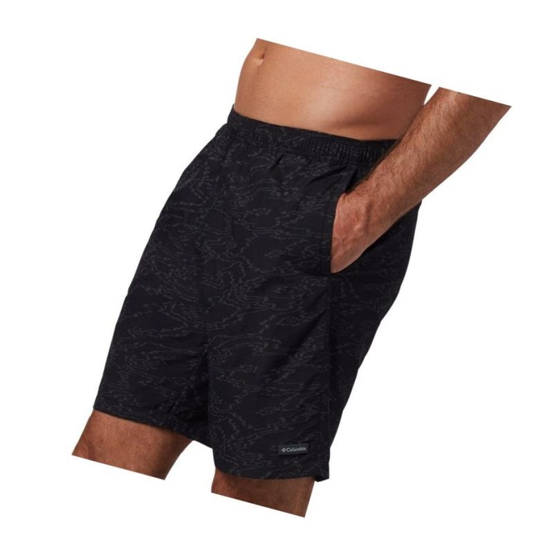Columbia Big Dippers Water Şort Erkek Siyah | 73659-CVZL