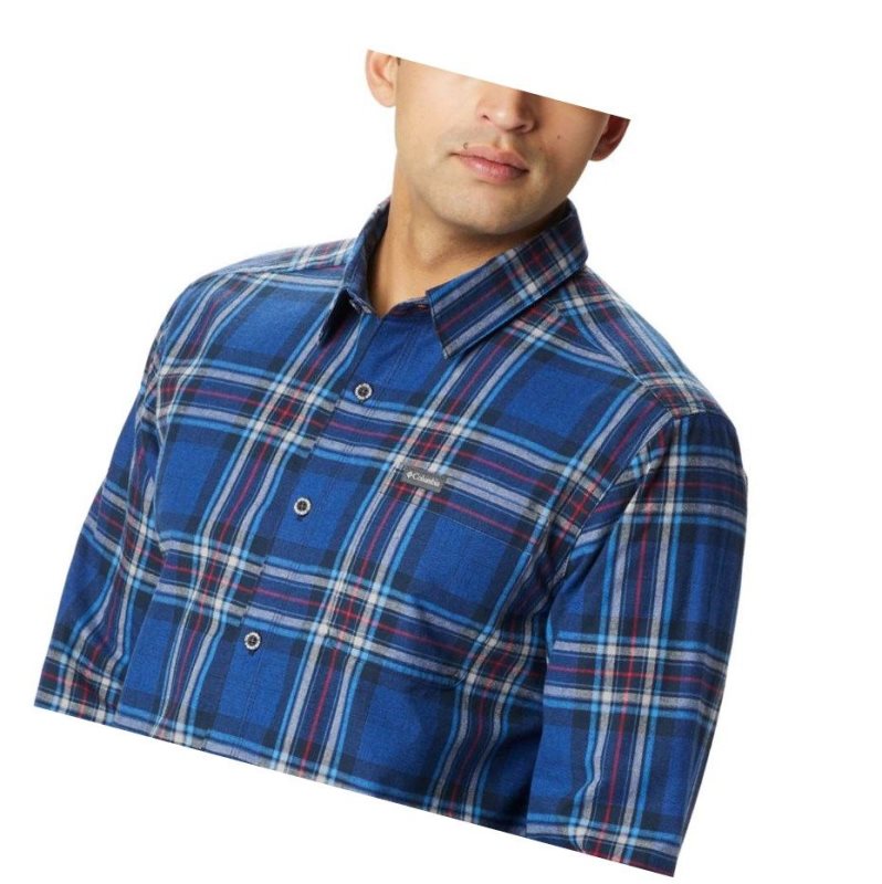 Columbia Boulder Ridge?Long Sleeve Flannel Gömlek Erkek Kahverengi | 58091-DFGT