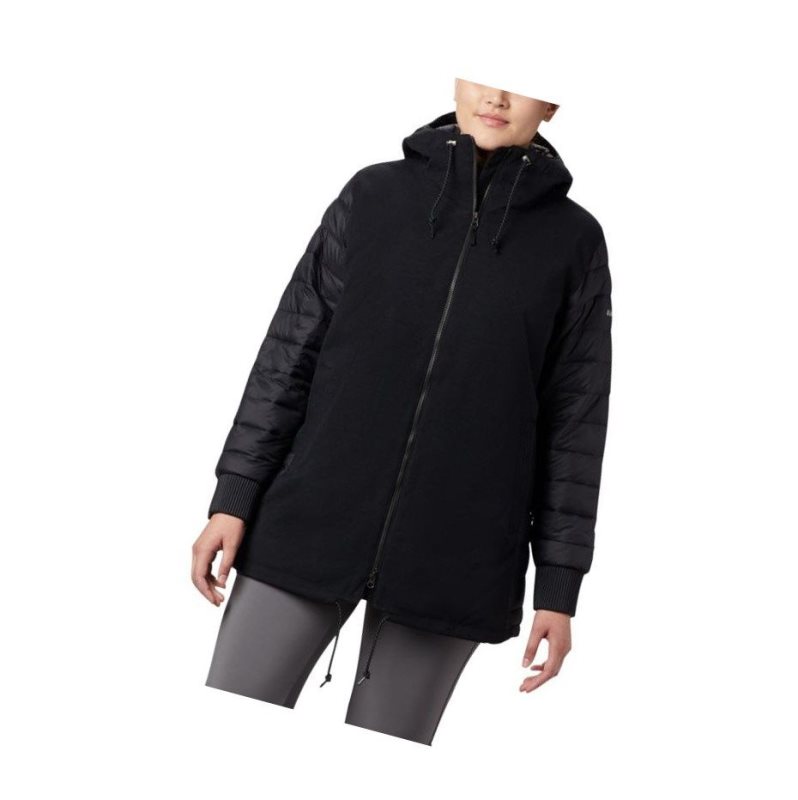 Columbia Boundary Bay Hybrid Plus Size Mont Kadın Siyah | 37485-DLUB