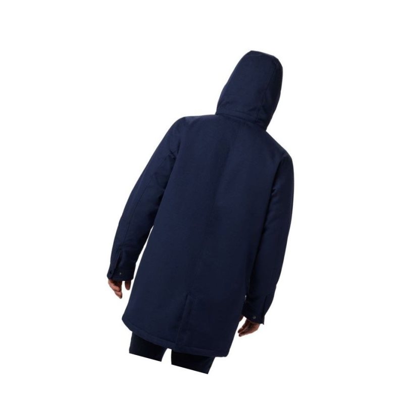 Columbia Boundary Bay Long Insulated Mont Erkek Lacivert | 96243-NEXB