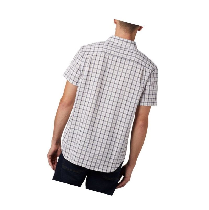 Columbia Brentyn Trail Short Sleeve Seersucker Big Gömlek Erkek Gri | 37501-RBTZ