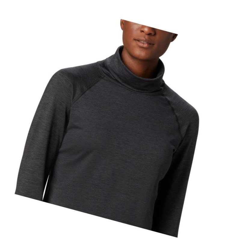 Columbia Bryce Canyon II Turtleneck Sweatshirt Kadın Siyah | 53179-UZBP
