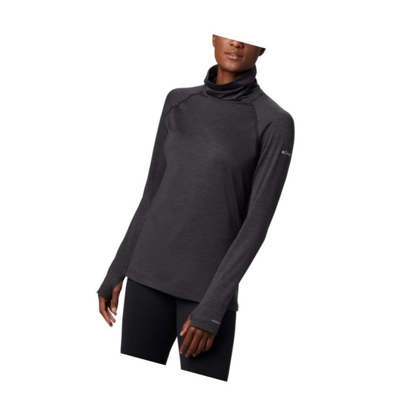 Columbia Bryce Canyon II Turtleneck Sweatshirt Kadın Siyah | 53179-UZBP