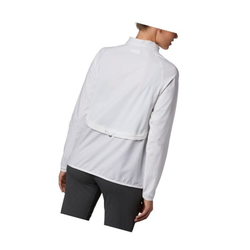 Columbia Bryce Peak Perforated Full Zip Sweatshirt Kadın Beyaz | 93208-ACHR
