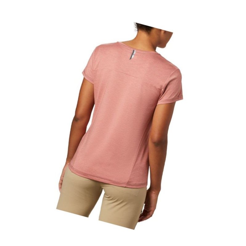 Columbia Bryce Short Sleeve Tişört Kadın Koyu Mercan | 09185-FTVD