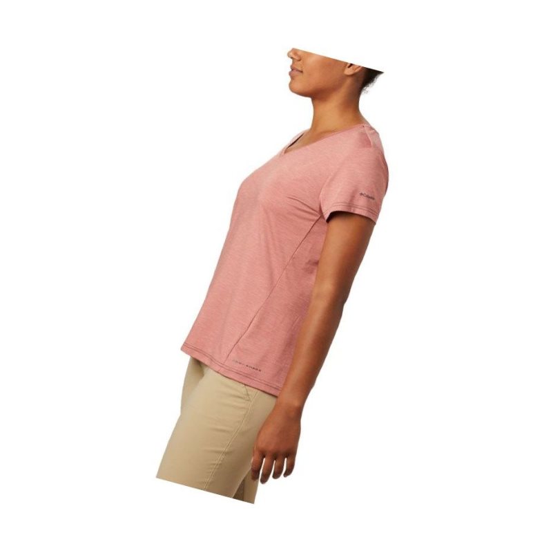 Columbia Bryce Short Sleeve Tişört Kadın Koyu Mercan | 09185-FTVD