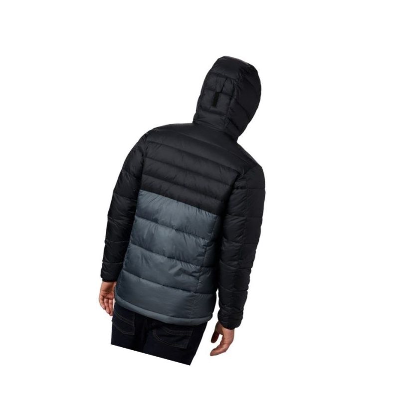 Columbia Buck Butte Insulated Hooded Mont Erkek Koyu Gri Siyah | 19625-HOKG