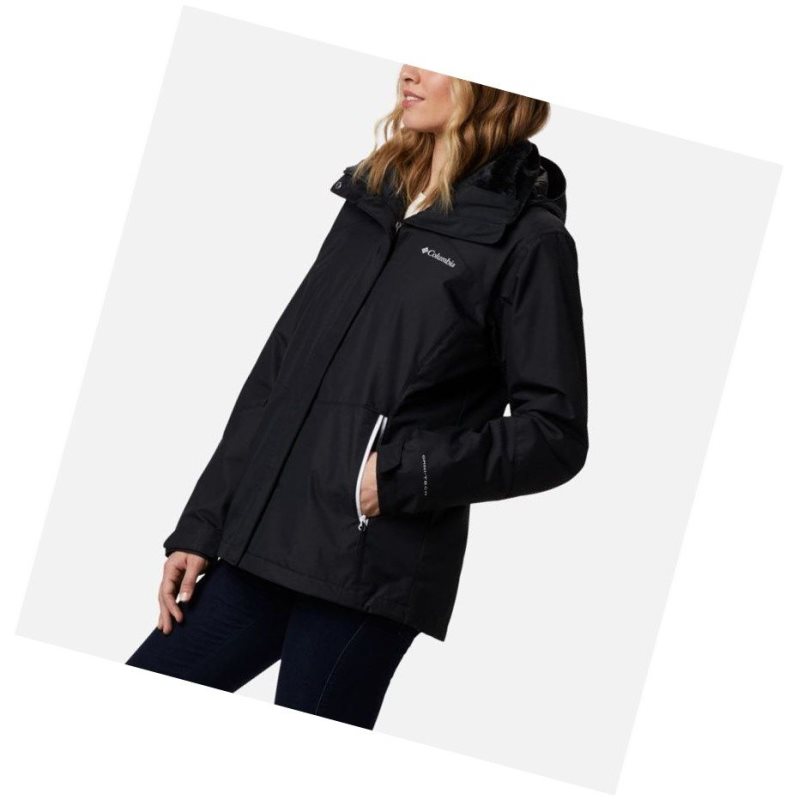 Columbia Bugaboo II Fleece Interchange Mont Kadın Siyah | 49837-AGSJ
