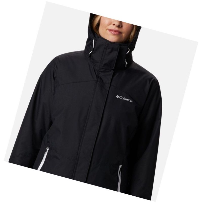 Columbia Bugaboo II Fleece Interchange Mont Kadın Siyah | 49837-AGSJ