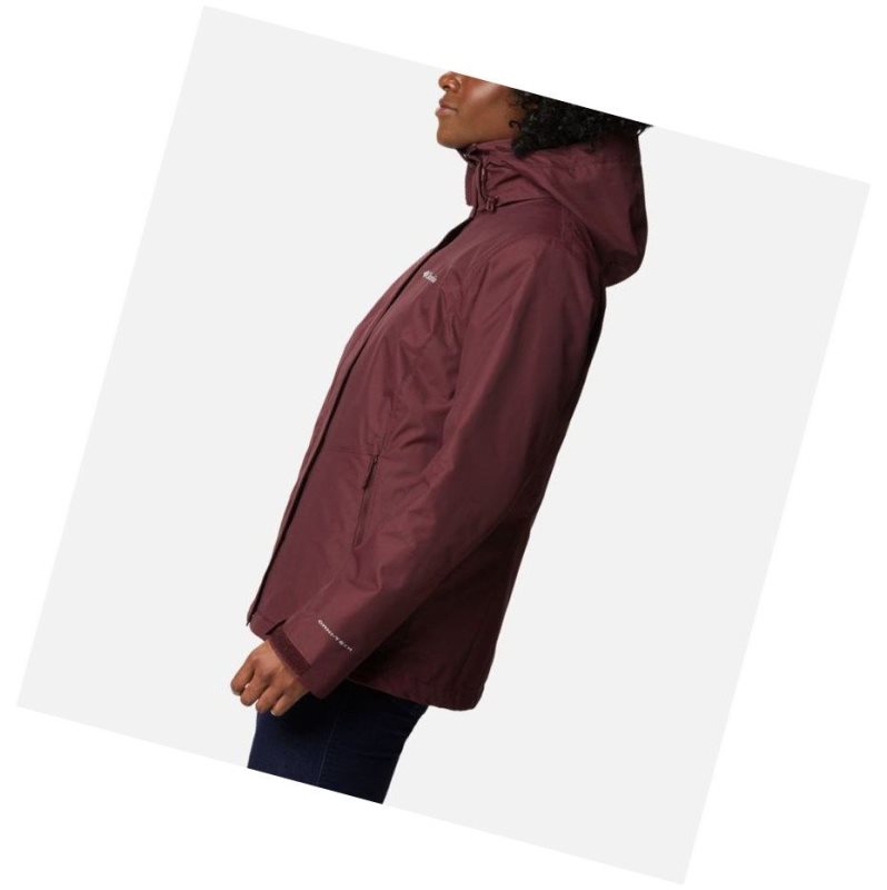 Columbia Bugaboo II Fleece Interchange Mont Kadın Bordo | 27104-BWSD