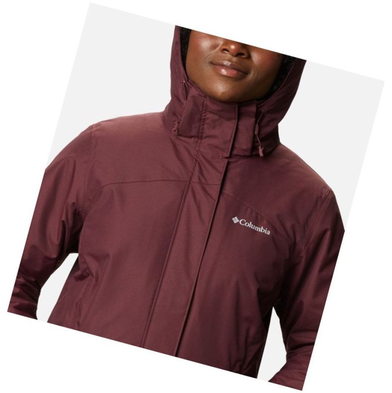 Columbia Bugaboo II Fleece Interchange Mont Kadın Bordo | 27104-BWSD
