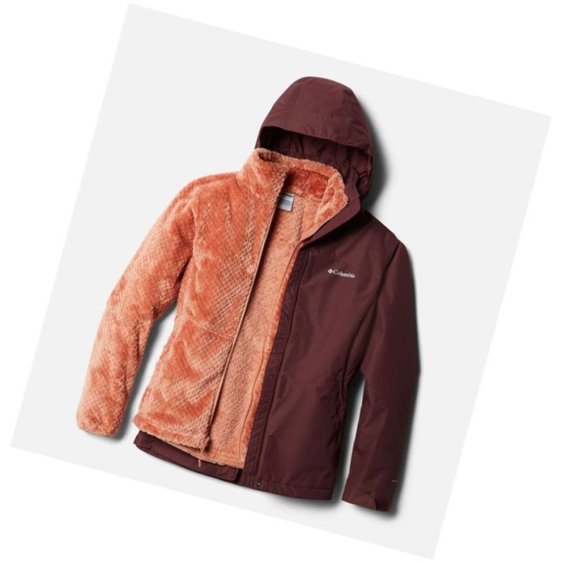 Columbia Bugaboo II Fleece Interchange Mont Kadın Bordo | 27104-BWSD