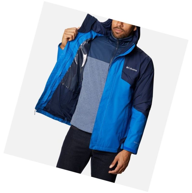 Columbia Bugaboo II Fleece Interchange Mont Erkek Açık Indigo Lacivert | 24701-IJFX