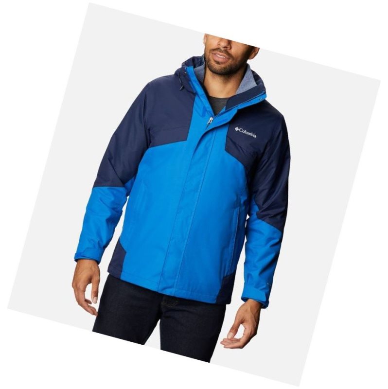 Columbia Bugaboo II Fleece Interchange Mont Erkek Açık Indigo Lacivert | 24701-IJFX