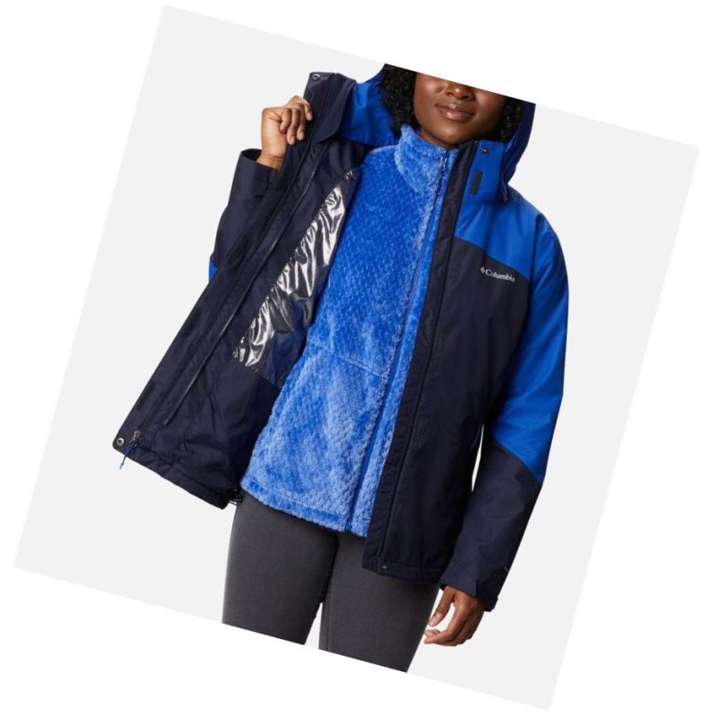 Columbia Bugaboo II Fleece Interchange Mont Kadın Lacivert Mavi | 13586-DABQ
