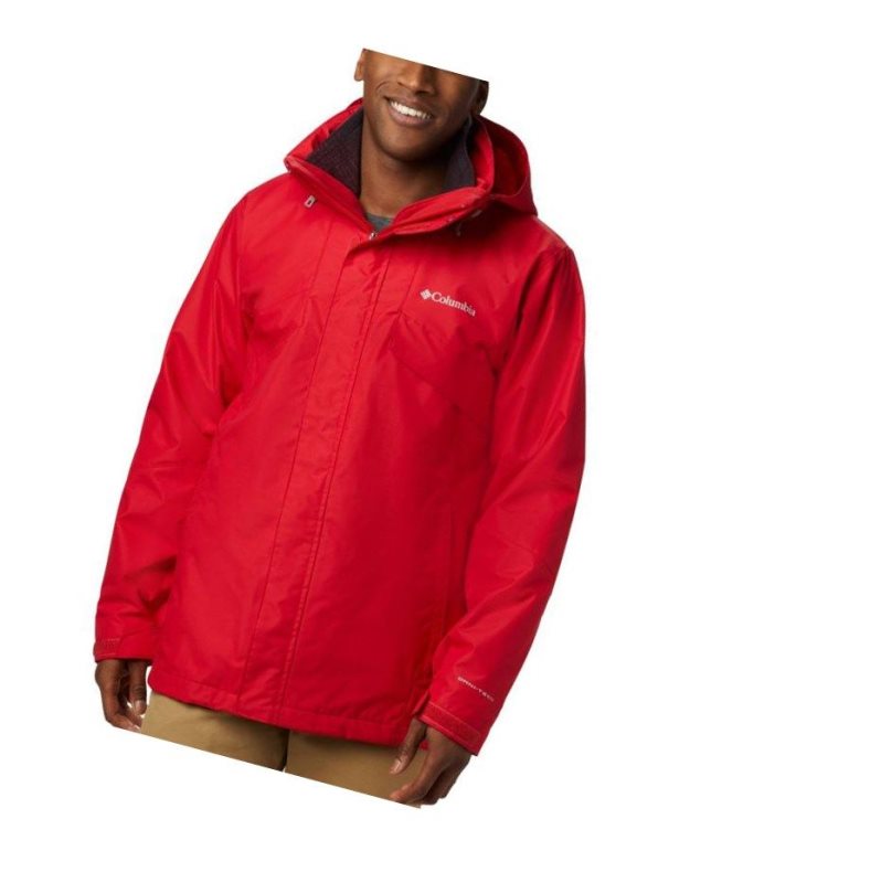 Columbia Bugaboo II Fleece Interchange Mont Erkek Mavi Kırmızı | 04759-CDEQ