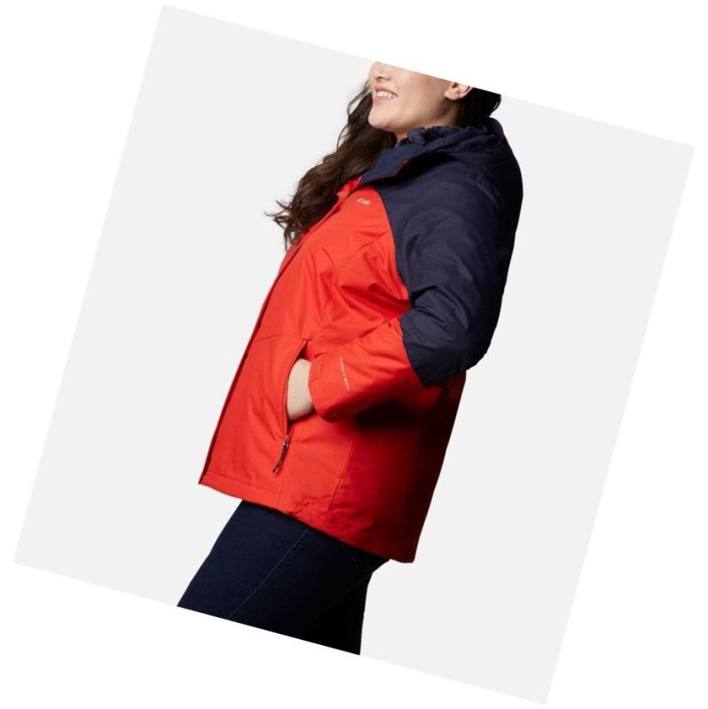 Columbia Bugaboo II Fleece Interchange Plus Size Mont Kadın Turuncu | 47013-IBSY