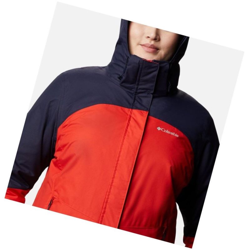 Columbia Bugaboo II Fleece Interchange Plus Size Mont Kadın Turuncu | 47013-IBSY