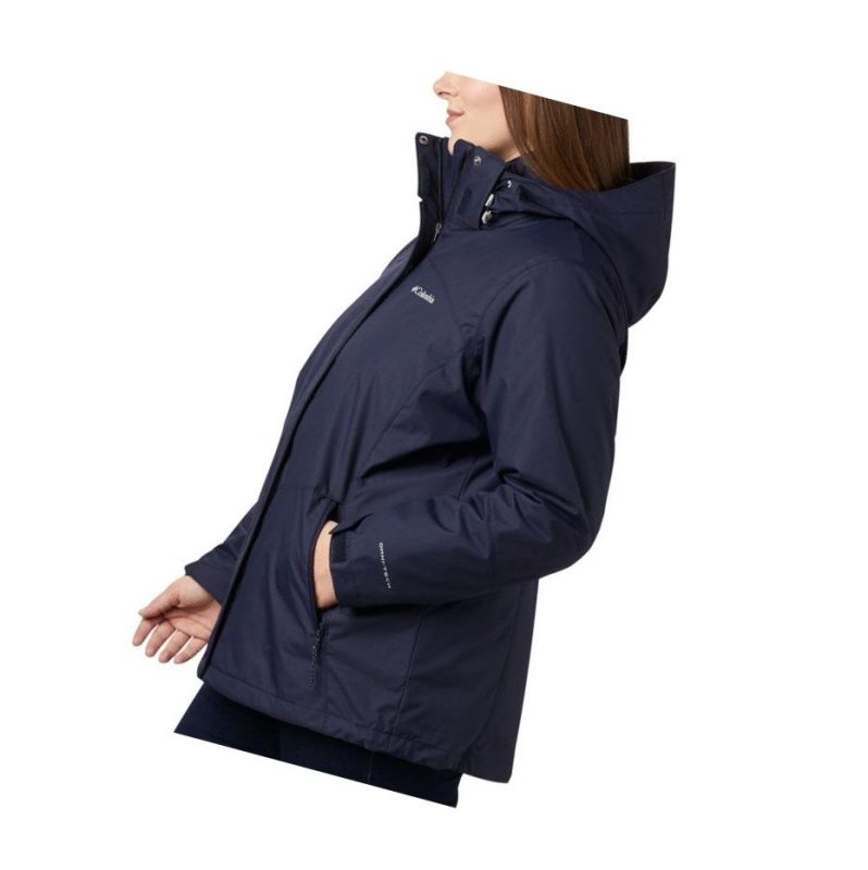Columbia Bugaboo II Fleece Interchange Plus Size Mont Kadın Lacivert | 43921-DUTZ