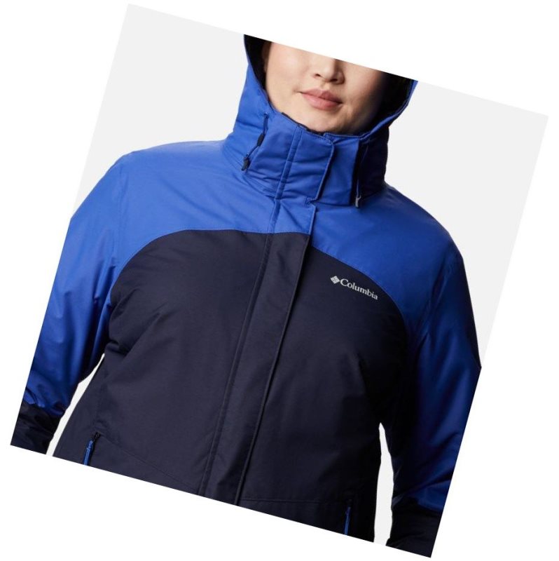 Columbia Bugaboo II Fleece Interchange Plus Size Mont Kadın Lacivert Mavi | 38027-NLCY