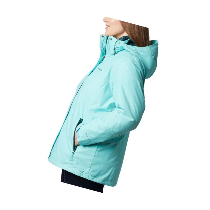 Columbia Bugaboo II Fleece Interchange Plus Size Mont Kadın Açık Turkuaz | 16870-OLSY