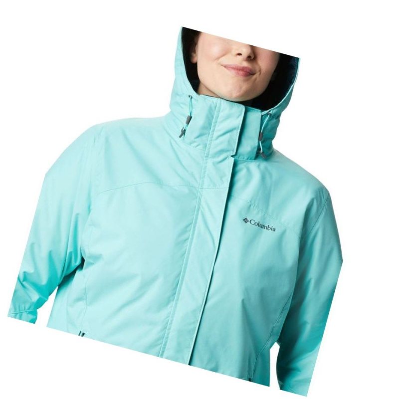 Columbia Bugaboo II Fleece Interchange Plus Size Mont Kadın Açık Turkuaz | 16870-OLSY