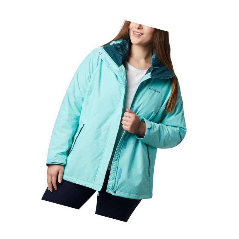 Columbia Bugaboo II Fleece Interchange Plus Size Mont Kadın Açık Turkuaz | 16870-OLSY