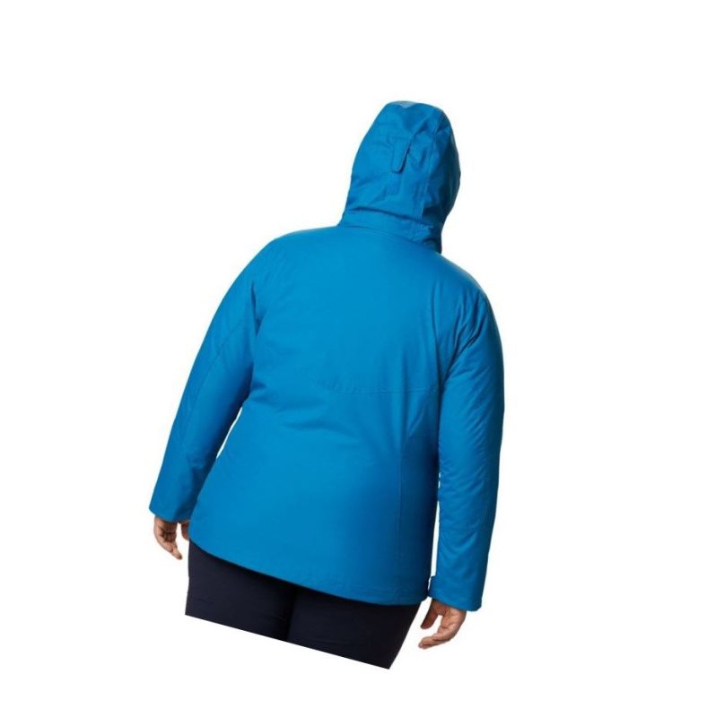 Columbia Bugaboo II Fleece Interchange Plus Size Mont Kadın Mavi | 10835-FRLU