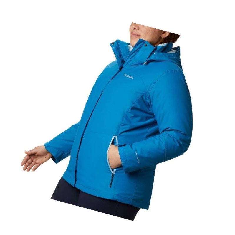 Columbia Bugaboo II Fleece Interchange Plus Size Mont Kadın Mavi | 10835-FRLU
