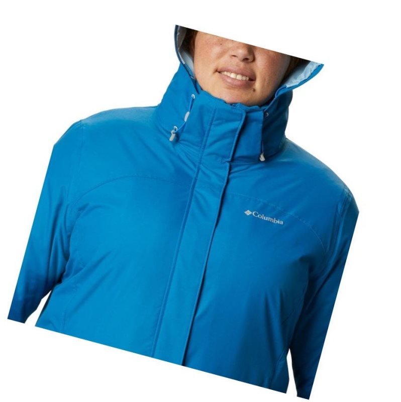 Columbia Bugaboo II Fleece Interchange Plus Size Mont Kadın Mavi | 10835-FRLU
