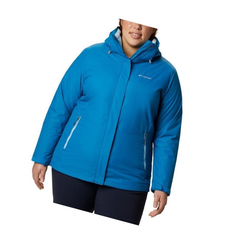 Columbia Bugaboo II Fleece Interchange Plus Size Mont Kadın Mavi | 10835-FRLU