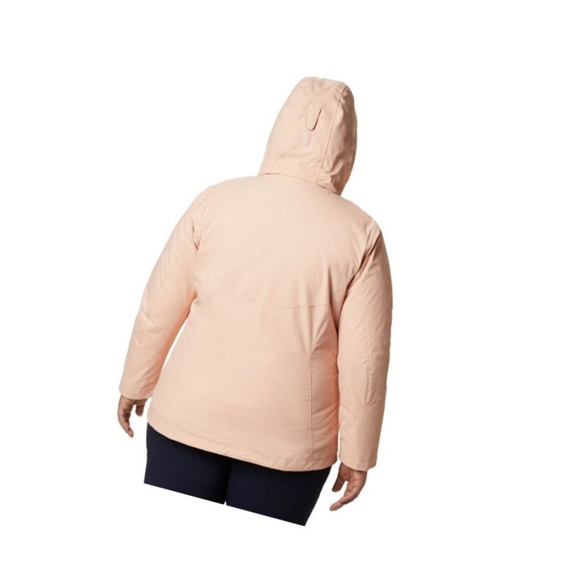Columbia Bugaboo II Fleece Interchange Plus Size Mont Kadın Pembe | 89207-ALCD