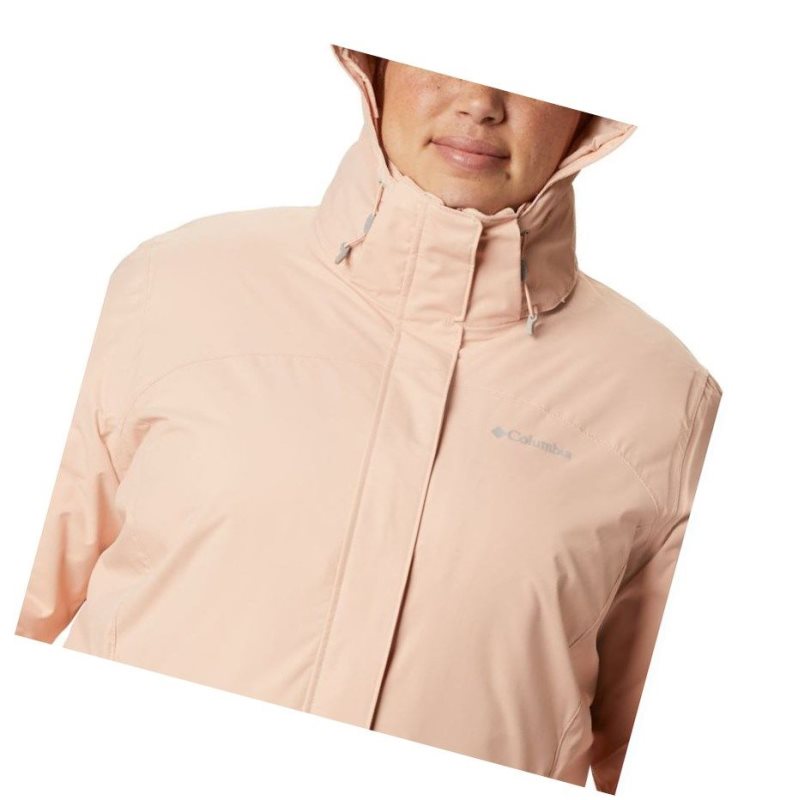 Columbia Bugaboo II Fleece Interchange Plus Size Mont Kadın Pembe | 89207-ALCD
