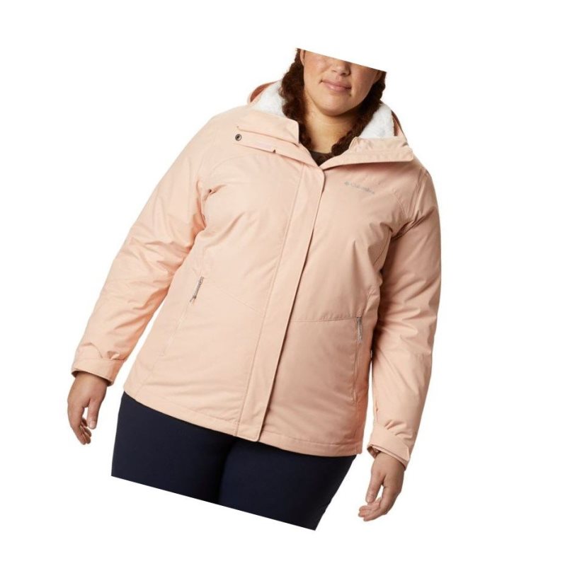 Columbia Bugaboo II Fleece Interchange Plus Size Mont Kadın Pembe | 89207-ALCD