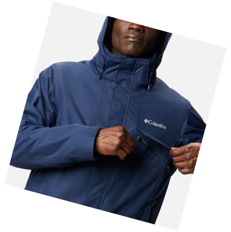 Columbia Bugaboo II Fleece Interchange Tall Mont Erkek Lacivert | 12497-PLKE