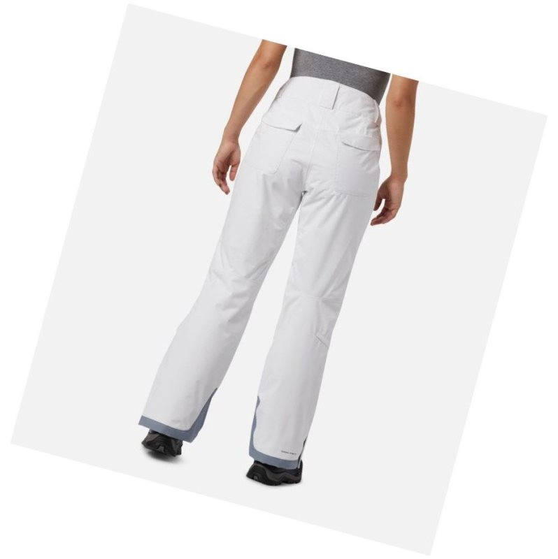 Columbia Bugaboo Omni-Heat Insulated Snow Pantolon Kadın Beyaz | 37609-GYPO
