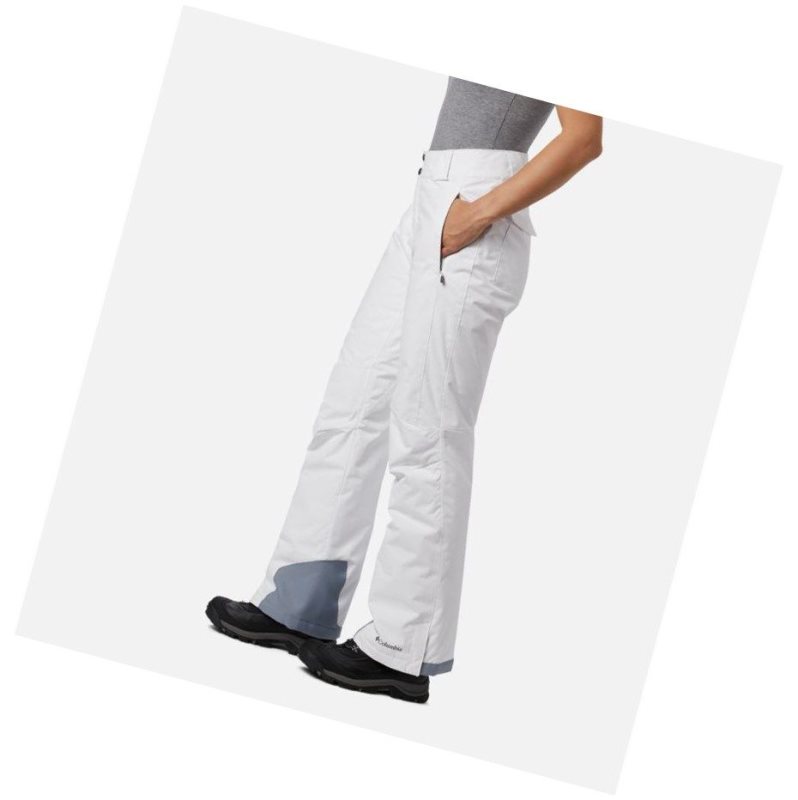 Columbia Bugaboo Omni-Heat Insulated Snow Pantolon Kadın Beyaz | 37609-GYPO