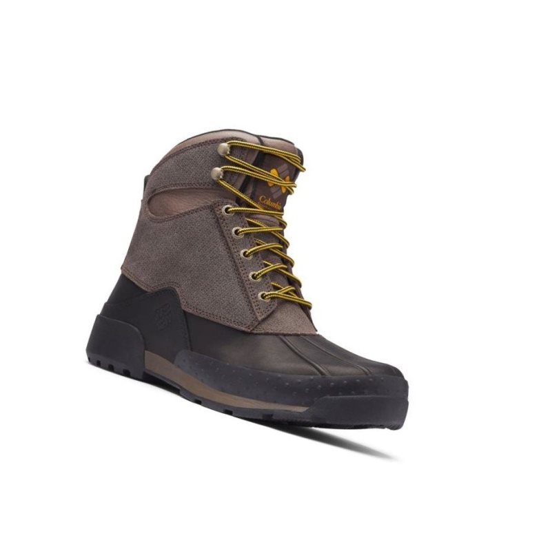 Columbia Bugaboot Original 3.0 Omni-Heat Kışlık Bot Erkek Koyu Kahverengi Altın Sarı | 75328-VURN