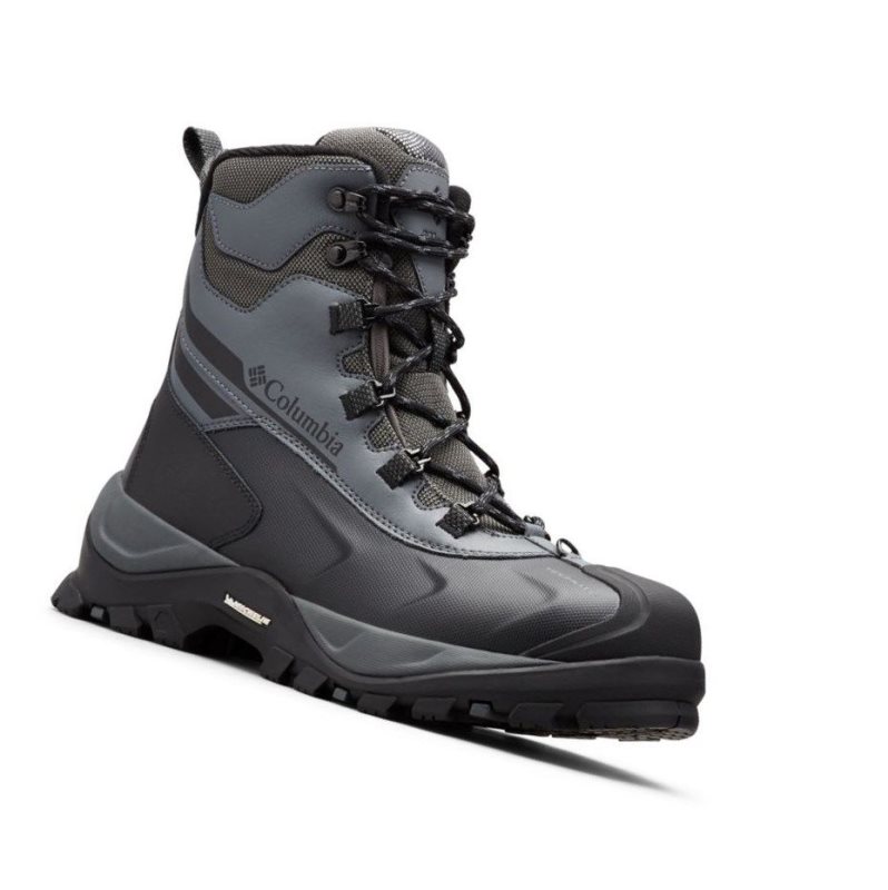Columbia Bugaboot Plus IV Omni-Heat Bot Erkek Koyu Gri Siyah | 56218-RNHO