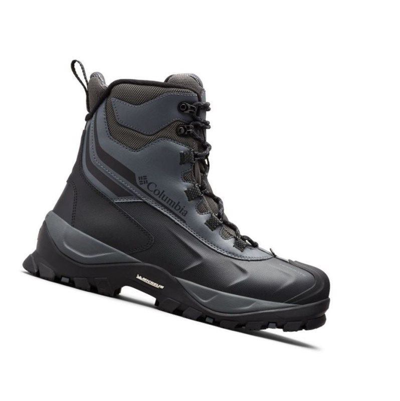 Columbia Bugaboot Plus IV Omni-Heat Wide Bot Erkek Koyu Gri Siyah | 68045-NSXM