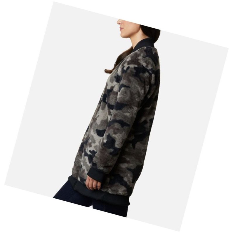 Columbia Bundle Up Printed Fleece Mont Kadın Siyah Camo | 54987-ITJY