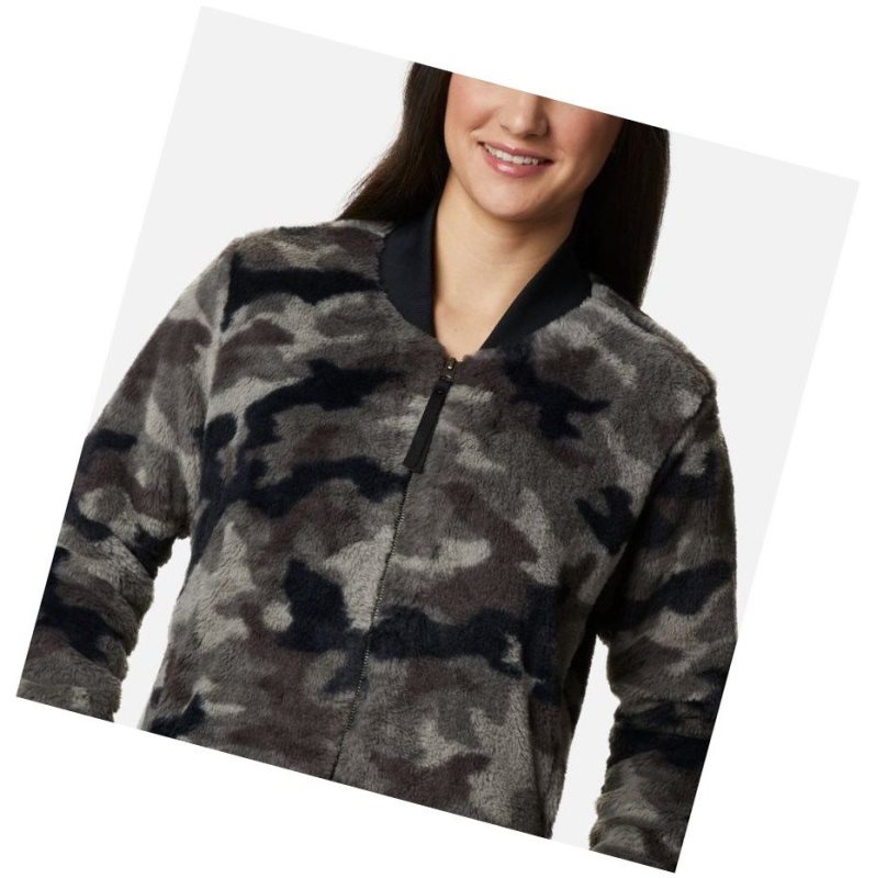 Columbia Bundle Up Printed Fleece Mont Kadın Siyah Camo | 54987-ITJY
