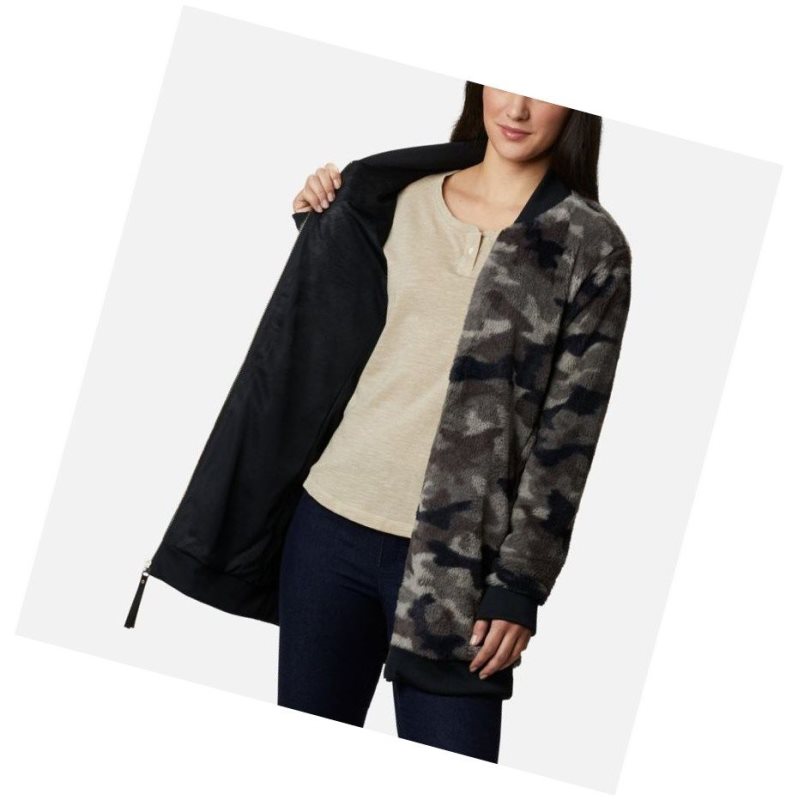 Columbia Bundle Up Printed Fleece Mont Kadın Siyah Camo | 54987-ITJY
