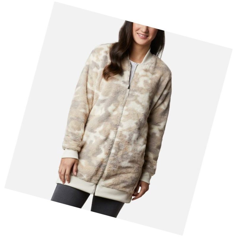 Columbia Bundle Up Printed Fleece Mont Kadın Camo | 02475-WVOQ