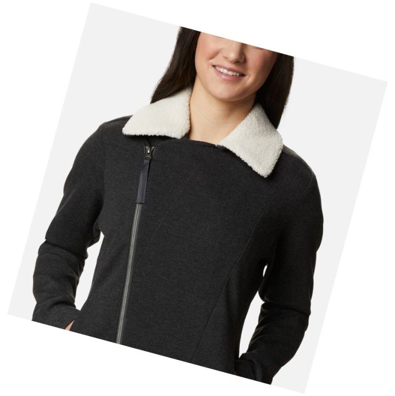 Columbia Butte Hike Full Zip Mont Kadın Koyu Gri | 89234-MFRC
