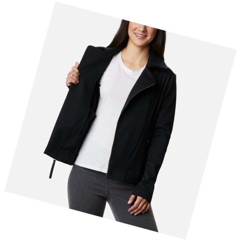 Columbia Butte Hike Full Zip Mont Kadın Siyah | 47596-KOUF