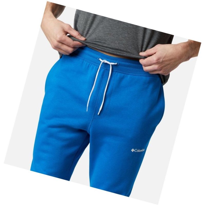 Columbia CSC Logo Fleece Jogger II Pantolon Erkek Açık Indigo Beyaz | 18954-CSNL