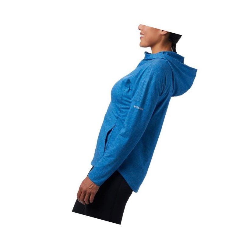 Columbia Cades Cove Full Zip Kapşonlu Kadın Mavi | 39602-JKEA