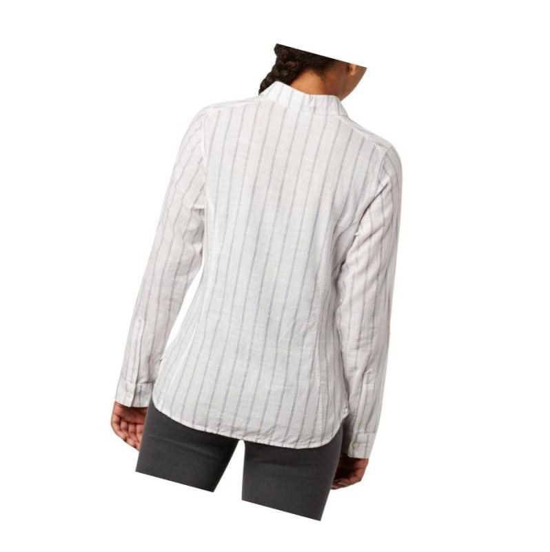 Columbia Camp Henry II Long Sleeve Gömlek Kadın Beyaz | 62459-NFRJ