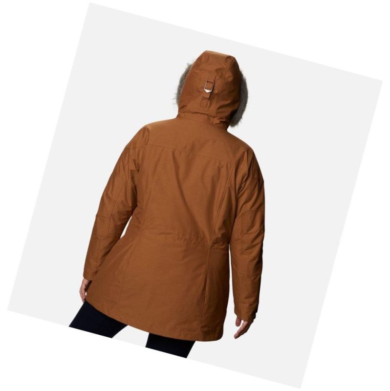 Columbia Carson Pass Interchange Plus Size Mont Kadın Kahverengi | 67945-HDUQ